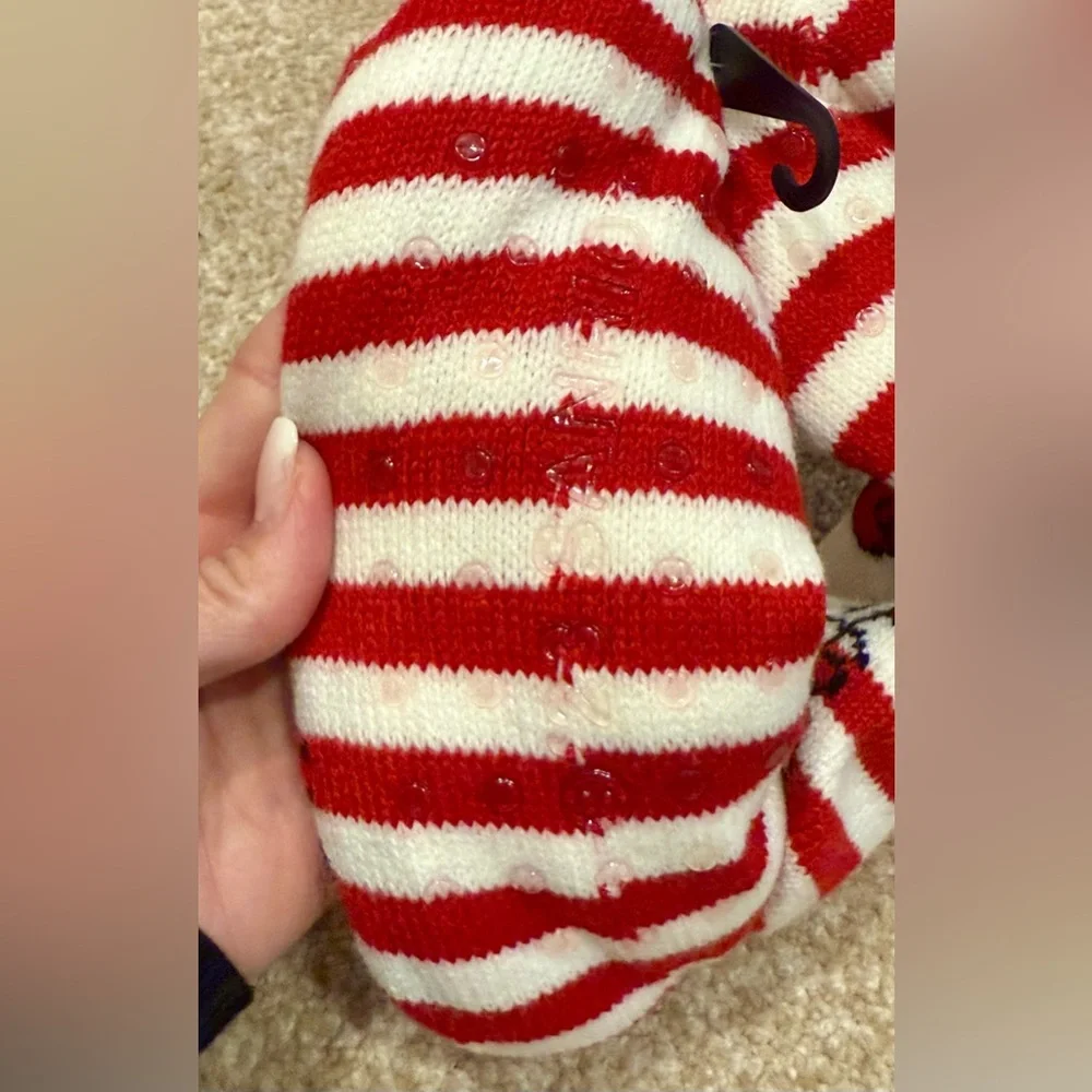 Hello Kitty Striped Red and White Mittens